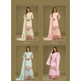 thumbnail image 4 of Custom Made Pakistani Women Designer Straight Kurti Palazzo Dupatta Set Indian Gift For Her, 4 of 4