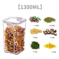 thumbnail image 5 of ZZkhGO Airtight Food Storage, Transparent Dry Food Container Set, Grain Nut Candy Pantry Organizer Jars, 5 of 5