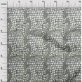 thumbnail image 2 of oneOone Silk Tabby Fabric Triangle Geometric Print Sewing Fabric BTY 42 Inch Wide, 2 of 5
