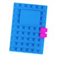 thumbnail image 1 of Lipstore Carnet A6 Journal Conception de Blocs de Construction 100 Pages Facile à Transporter Intéressant Bleu, 1 of 8