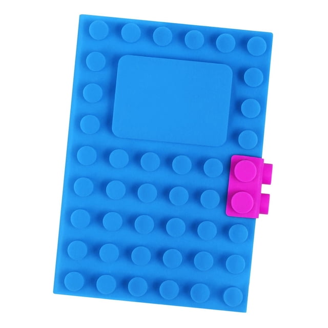 Lipstore Carnet A6 Journal Conception de Blocs de Construction 100 Pages Facile à Transporter Intéressant Bleu