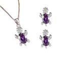 thumbnail image 1 of PVCS Mode Boucles d'Oreilles Tortue pour Femmes Ensemble de Collier Ornements Série d'Animaux Bijoux, 1 of 7
