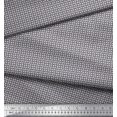 thumbnail image 2 of Soimoi Poly Georgette Fabric Arrow Small Print Fabric by The Yard 42 Inch Wide, 2 of 3