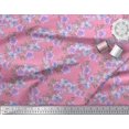 thumbnail image 3 of Soimoi Modal Satin Fabric Leaves & Buttercup Floral Print Fabric by Yard 42 Inch Wide, 3 of 3