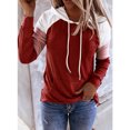 thumbnail image 2 of Ketyyh-chn99 Chandails Sans Manches pour Femmes Gilet pour Femmes Manches Longues Extensible Col Ras du Cou T-Shirt Côtelé Ajusté Décontracté Basique Hauts Rouge,2TG, 2 of 4