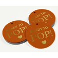 thumbnail image 3 of Inkdotpot Pack Of 100 Ready To Pop Baby Shower Favor Paper Tags Craft Real Gold Foil Hang Tags, 3 of 6
