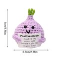 thumbnail image 3 of TIELUTT Handmade Fruit and Vegetable Yarn Colorful Crochet Table Centerpiece Large Christmas Ornament Paramedic Ornament Christmas Decorations Christmas Ornament Daughter Christmas Ornament, 3 of 6
