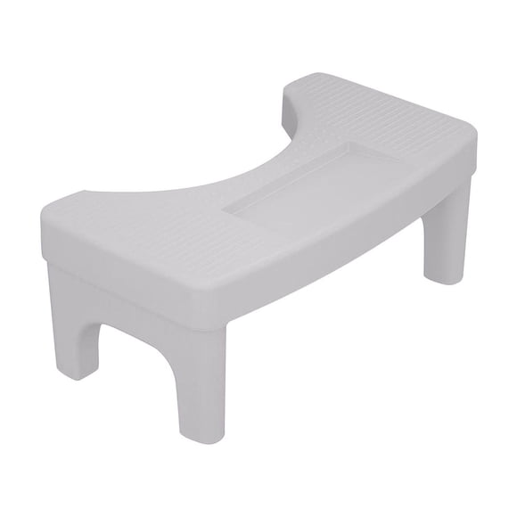 Japceit Tabouret de Toilette Repose-Pieds Toilette Accroupie Rehausseur d'Accroupissement Accessoires de Toilette Repose-Pieds de Salle de Bain Repose-Pieds Marchepied pour Pot Coussinet Tabouret