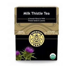 Organic Thé au chardon de lait - Kosher, sans caféine, sans OGM - 18 Sacs à thé gratuits Bleach