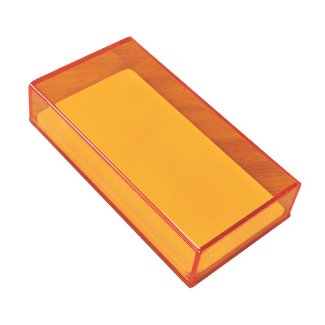 False Eyelash Storage Box Lash Holder Waterproof Lashes Case, Extension Tool Grafting Case, Compact Acrylic Organizer Empty Lashes Container Orange