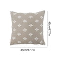 thumbnail image 3 of Styesk Leaf Grass Flowers Pillow Breathable Soft And Washable Sofa Room Display Pillow, 3 of 7
