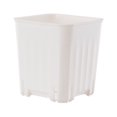 thumbnail image 1 of Xingzhi Flowerpot Nursery Pot Plant Pots Planter Plastic Space Saving Square Shatterproof Stackable Garden Office Window Accessory White, 1 of 9