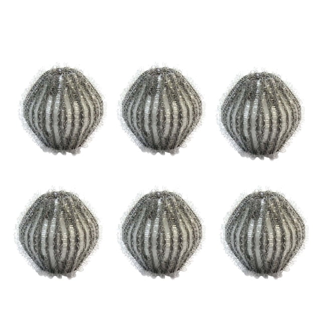 weibbin 6 Pcs Arrache-Poils pour Animaux pour Balles de Sécheuse à Lessive Réutilisable Attrape-Poils pour Laveuse Attrape-Poils pour Chien Chat Enlève-Peluches