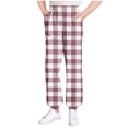 thumbnail image 2 of Cowsor Girls Graphic Print Sweatpants Athletic Drawstring Joggers Cute Track Pants with Pockets for Kids, 2 of 6