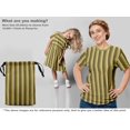 thumbnail image 5 of oneOone Rayon Olive Green Fabric Stripes Sewing Material Print Fabric By The Yard 56 Inch Wide, 5 of 5