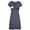 Black, variant on Tranfacy Women's Short Sleeve Maternity Dress,Maternity Nursing Dress,Striped Nursing Maternity Dress Short Sleeve Round Neck Delivery Gown