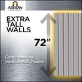 thumbnail image 2 of Arrow Elite - Abri de rangement en acier, 8 x 4, bleu gris, 2 of 7