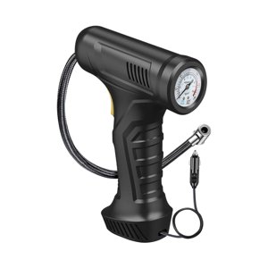 150Psi Pompe de compresseur A-Ir portable pour pneus de voiture 12V Pompe à pneus automatique avec jauge de pression numérique avec lumière LED d'urgence