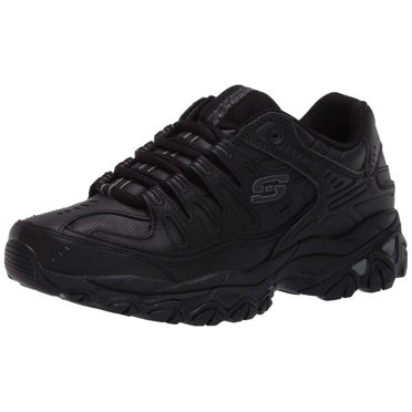 Skechers Sport Men's Fit Reprint Oxford,Black,11 4E US