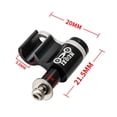 thumbnail image 4 of Thinsony Bike Cable Guide Brake Line Holder Hose Wire Clips Clamps Red 21.5x20mm 1Set, 4 of 6