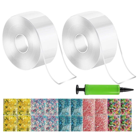 1 Ensemble Ruban Nano Bulles Soulage la Pression Cadeaux Nostalgiques Super Élasticité Colle Nano Jouets de Pétrissage Jouet pour Étudiant