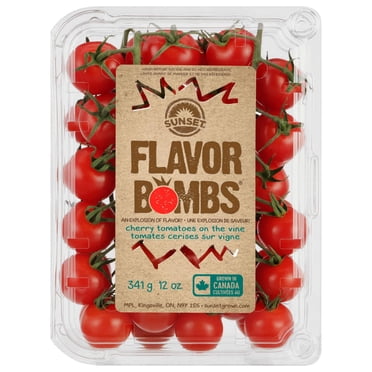 SUNSET Bombes aromatiques 12oz Tomates cerises en grappe Flavor Bombs, 12oz SUNSET