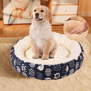 EGNMCR Dog Bed, Cat Bed, Pet House Pet Mat Pet Dog Bed Dog Kennel Mat Round Warm Four Seasons Universal Cat bed