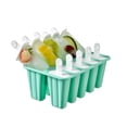 thumbnail image 1 of Agiferg Popsicle Molds 10 Pieces Silicone Ice Molds Tray Mold Reusable Easy Ice Maker, 1 of 4