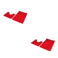 thumbnail image 2 of kurtrusly 1/2/3 Polyester Chenille Rug Carpet With Soft Texture Good Stepping Feeling And Strong Grip Prompt Red 50*80+50*50 2PCS, 2 of 6