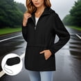 thumbnail image 2 of Women's Rain Jacket 2025 - Waterproof Lightweight Hooded Windbreaker Packable with Pockets, 2 of 7