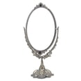 thumbnail image 4 of Metal Antique Mirror,MakeUp Mirror EuropeanStyle Metal Vintage Cosmetic Mirror Make Up Mirror Convenient Use, 4 of 9