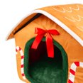 thumbnail image 2 of One Paw, Holiday Themed Bed for Small Dogs and Cats, Gingerbread House Design, 2 of 3