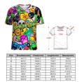 thumbnail image 2 of Geometry Dash Women's T-Shirt Print Graphic Tee Stylish Blouse Trendy Shirt Small, 2 of 8