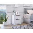 thumbnail image 3 of TUHOME Kaia Nightstand  Engineered Wood Nightstands in  White, 3 of 7