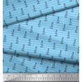thumbnail image 3 of Soimoi Rayon Fabric Stripe & Light House Shirting Decor Fabric Printed Yard 42 Inch Wide, 3 of 3