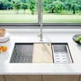thumbnail image 1 of AKDSteel Évier de Cuisine Encastré en Acier Inoxydable 304 pour Designs de Cuisine Modernes, 1 of 7