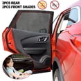 thumbnail image 2 of 4 Pack Car Sunshade  Car Side Window Visor Car Rear Front Window Visor UV Sunscreen Anti-Glare Kids Baby Adult Pet, 2 of 10