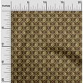 thumbnail image 2 of oneOone Rayon Brown Fabric Ogee Craft Projects Decor Fabric Printed By The Yard 56 Inch Wide, 2 of 4