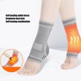 thumbnail image 3 of Graphene Ankle Support Brace, Self Heating Compression Sweat Wicking Sleeve for Sports Activities, Red Dot Heat Compress, 3 of 7