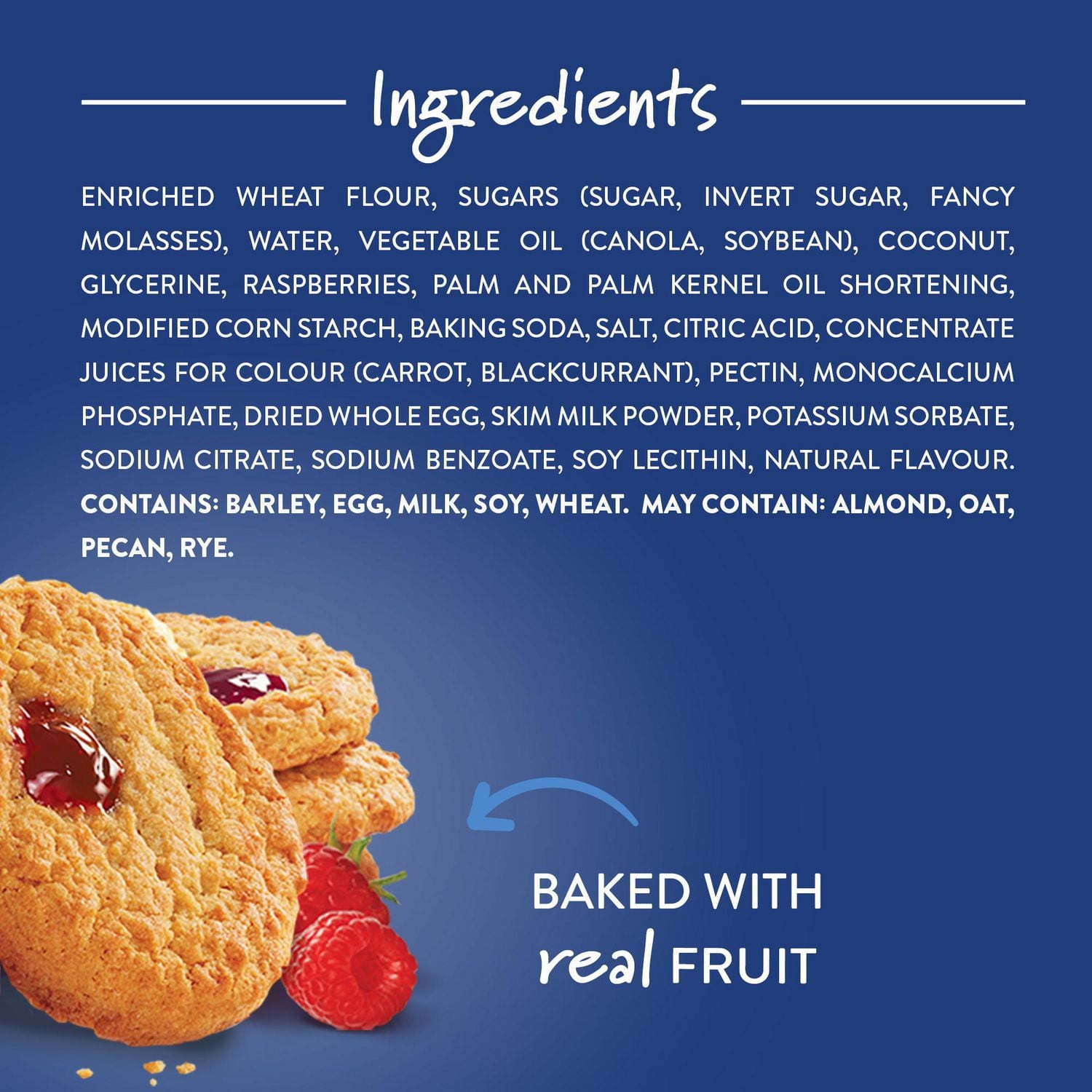 Voortman Raspberry Turnover Cookies