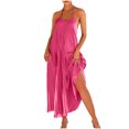 thumbnail image 2 of lSLJS Robe Plissée pour Femme pour Vacances à la Plage Robe Longue, Robe d'Été Robes de Plage, 2 of 9