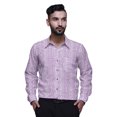 thumbnail image 1 of BESTMAN Chemise en Coton Imprimée avec Poches Col Évasé Boutonnée Chemise Formelle, 1 of 5