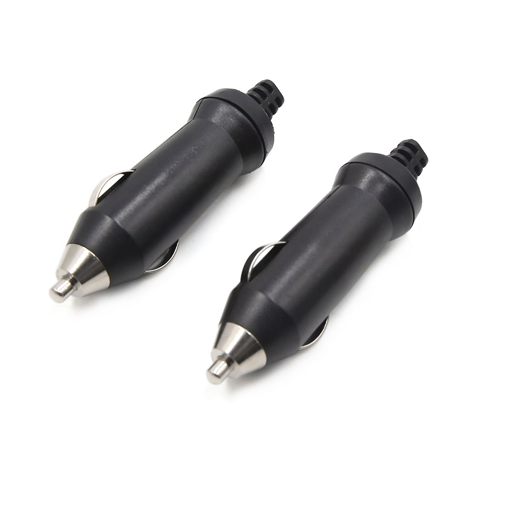 Unique Bargains 2pcs 12-24V Car Lighter Charger Socket Power Plug Outlet Adapter