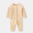 thumbnail image 5 of Diufon Infant Baby Clothes Outfit Toddler Long Sleeve Tops and Pants Fall Winter Warm Solid Color 2 Piece Set, 5 of 5