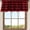 cottage style valance curtain Under $5 a4, variant on Uscallm St. Patrick's Day Window Valance Red Lattice Cottage Kitchen Curtain Decoration Rod Pocket Valance for Living Room Bathroom 55 x 15 Inches Polyester