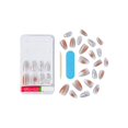 thumbnail image 4 of KISS Gel Fantasy - Fake Nails - Grey - Jelly Princess - Almond - Medium, 4 of 9