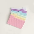 thumbnail image 5 of & Craft & Stationery Ruled Index Cards for Studying Colored Lined Cards 150 Pcs with Piston Rings for Organization and School Supplies, 5 of 5