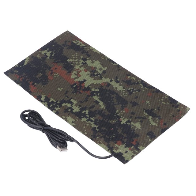 Heated USB Electric Heating Pad 5V Carbon Fiber Heating Cloth Washable Clothes Heating Pad
