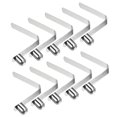 thumbnail image 1 of Unique Bargains 12x9.5mm Kayak Paddle Snaps, Hollow Button Single Pin Lock Tube Spring Clips for Tent Pole, 10 Pack, 1 of 6