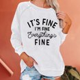 thumbnail image 1 of 50 % de Rabais Liquidation Chandail Surdimensionné pour Femmes 2023 Hiver Aguichant Col Rond Manches Longues Poches Hauts Imprimés Chandail Sans Capuche Régulier Blouse, 1 of 6
